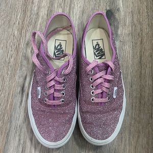 SPARKLE PINK VANS
